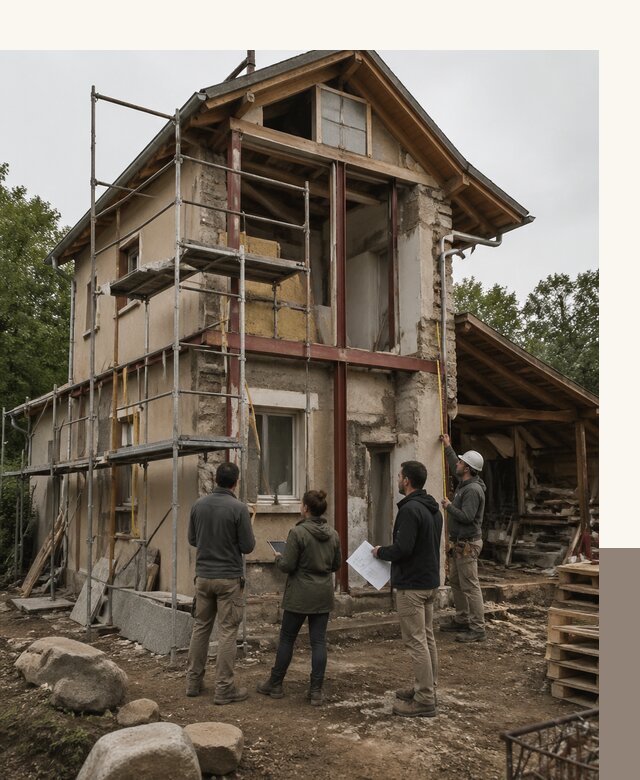 Реконструкция загородного дома под ключ в Березниках от бюро